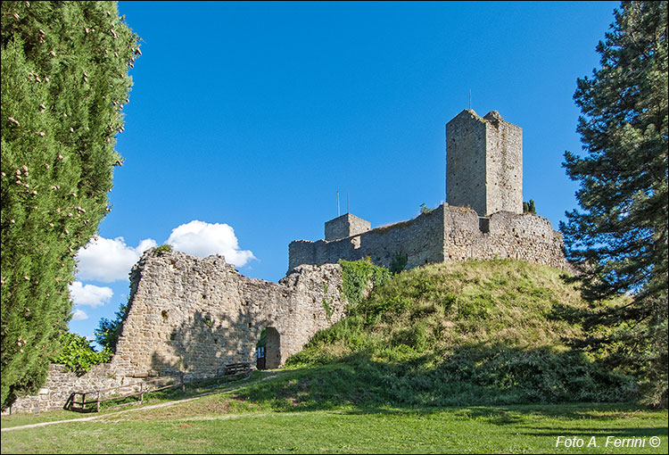 Castello di Romena, zona di accesso