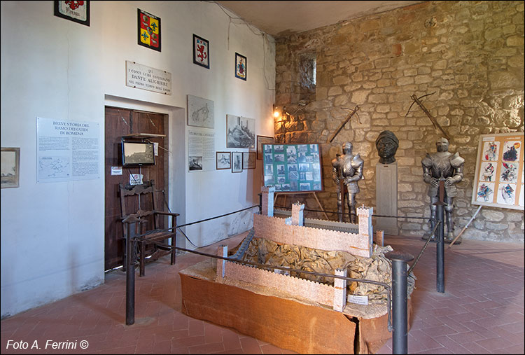 Castello di Romena, sala espositiva