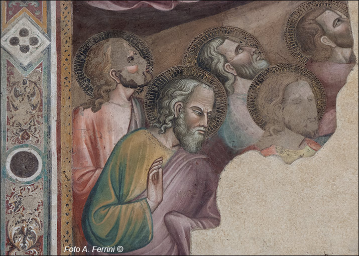 Particolari pittorici in San Francesco.