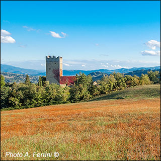 Porciano Castle: autumn