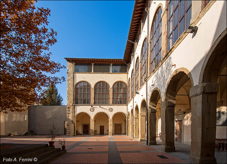 Cortile Palazzo Comunale di Arezzo