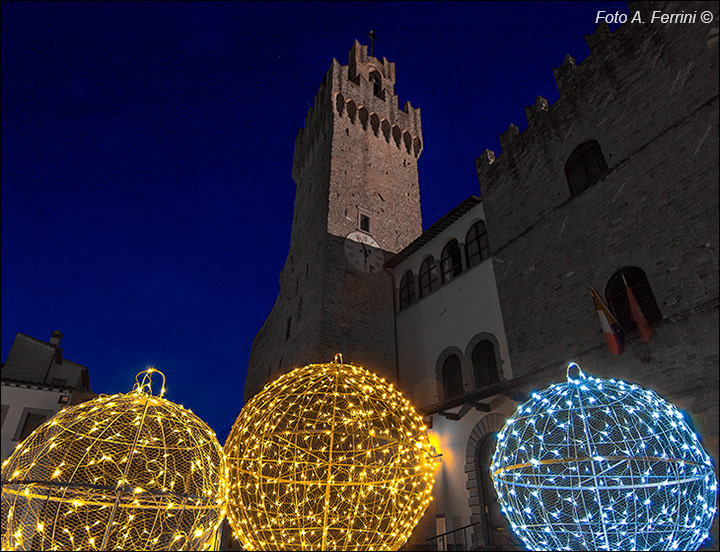 Luci di Natale ad Arezzo