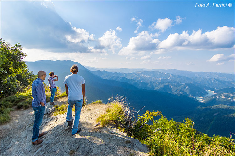 Panorama sulla Diga di Ridracoli