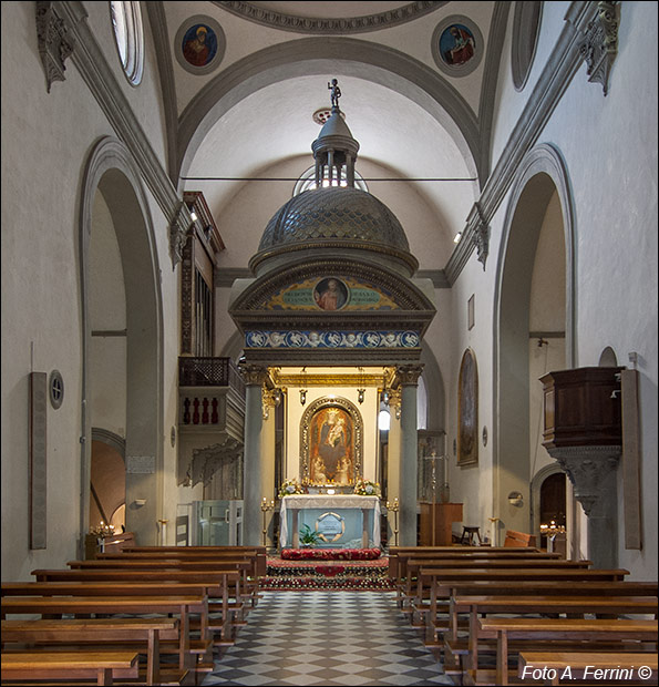 Santa Maria del Sasso, prima chiesa