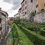 Bibbiena, i giardini dei palazzi