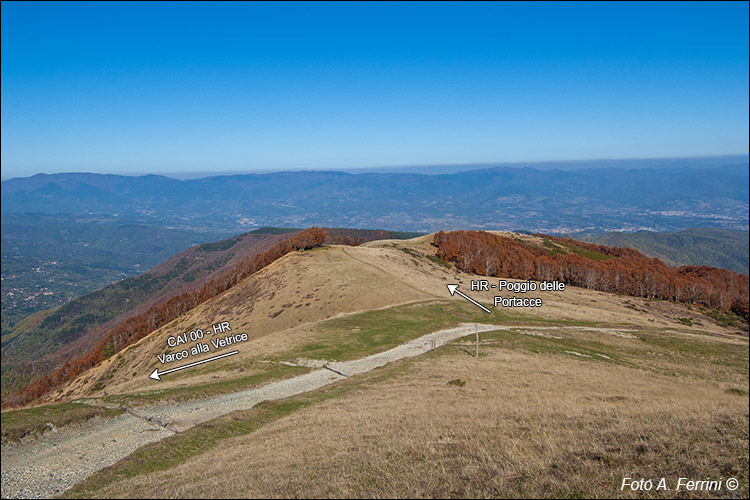 CAI 00 e HR sul Pratomagno