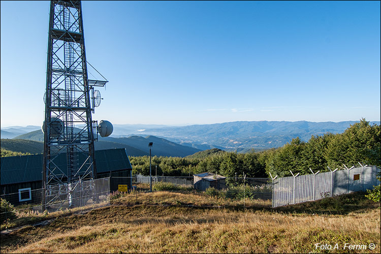 Panorama su Casentino e Pratomagno