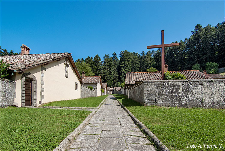 Le celle dei monaci camaldolesi