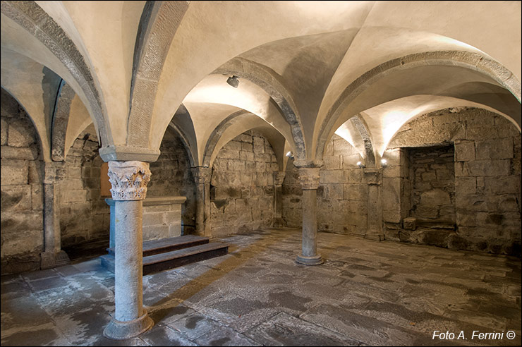 Cripta e capitelli di Badia Prataglia