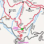 Mappa trekking Badia Prataglia