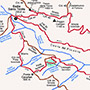 Mappa itinerario Capraia Santa Trinita