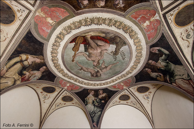 Apollo e le Muse, Casa Vasari