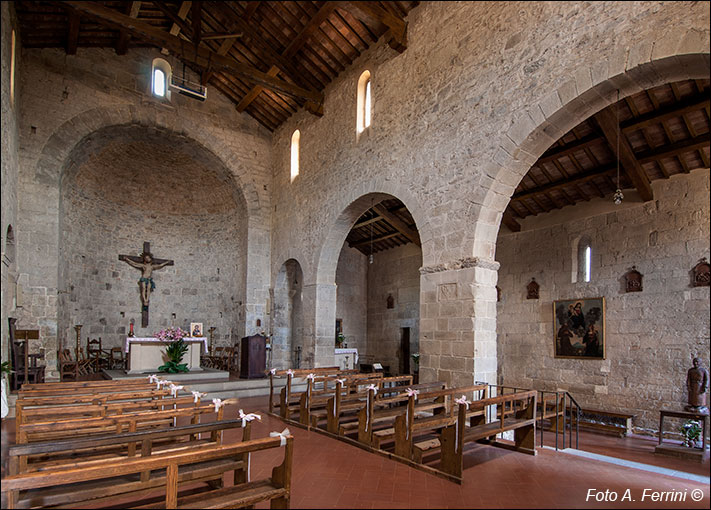 Pieve di Socana, interno