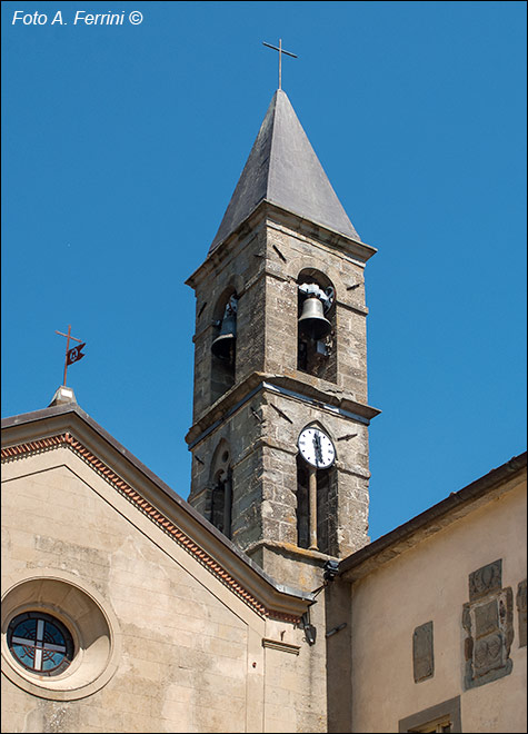 Castel Focognano, campanile della chiesa