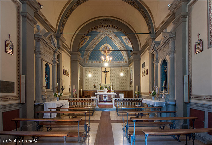 Castel Focognano, la chiesa