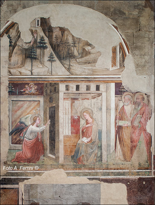 Mariotto di Cristofano, affresco di Salutio