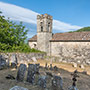 Terzelli, il cimitero e la chiesa