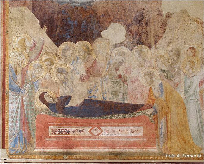 Taddeo Gaddi, morte della Vergine