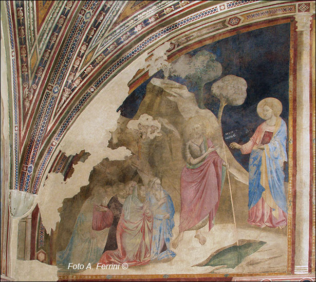 Taddeo Gaddi, morte della Vergine