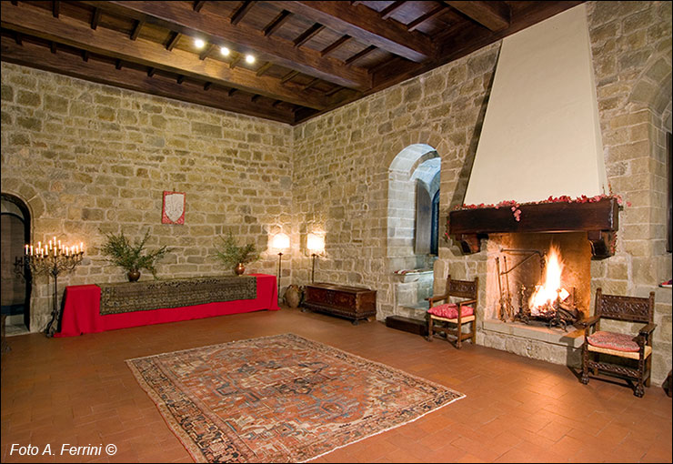 Castello di Porciano, Sala di Dante