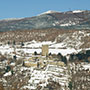 Paesaggio invernale casentinese