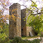 Porciano: mura del castello