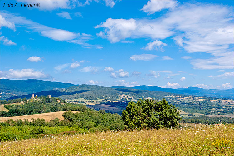 Panorama sul Castello di Romena