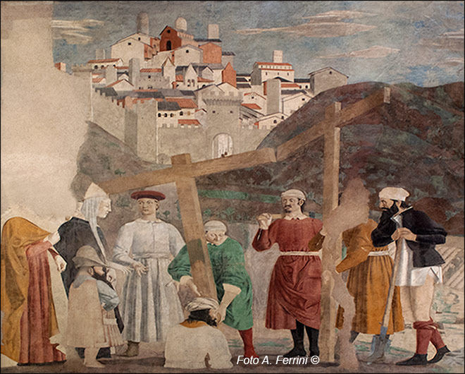Vista di Arezzo, Piero della Francesca