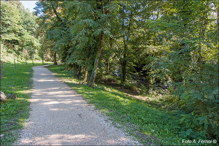 Pista ciclopedonale in Casentino