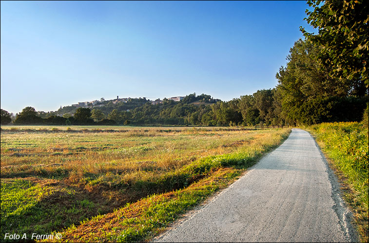 Pista ciclopedonale in Casentino