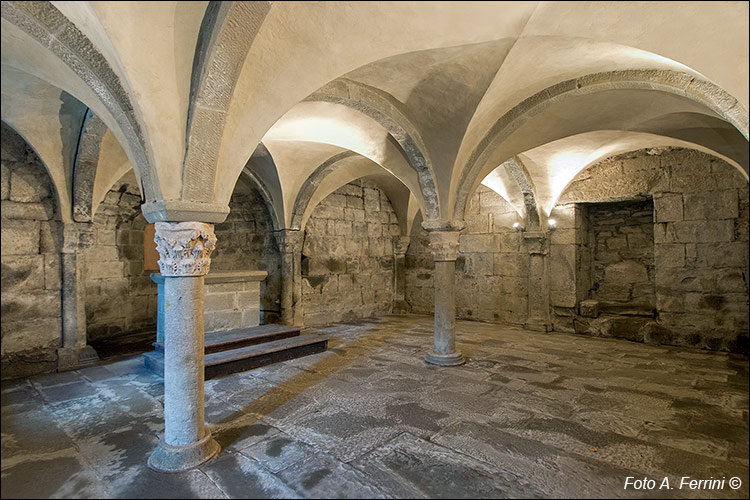 Chiesa di Badia Prataglia, la cripta