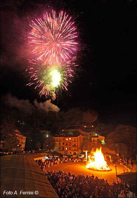 Badia Prataglia, festa dei fuochi