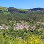 Moggiona, panorama primaverile