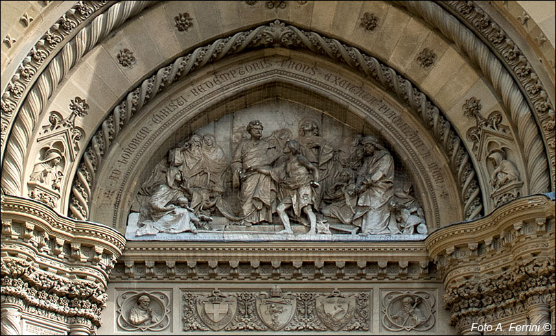 San Pietro e lo storpio, Duomo di Arezzo.