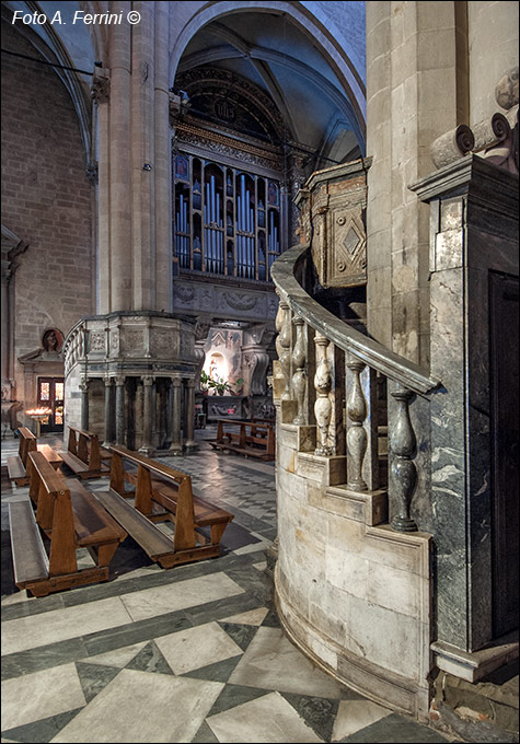 Cattedrale di Arezzo, i pulpiti