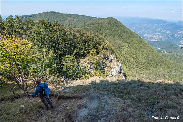 Strapiombi e panorami sul Falterona