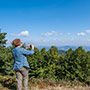 Monte Falco, panorama sulla Romagna