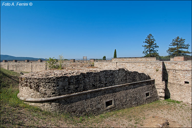 Fortezza di Arezzo, l’interno
