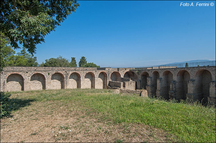 Fortezza di Arezzo, l’interno
