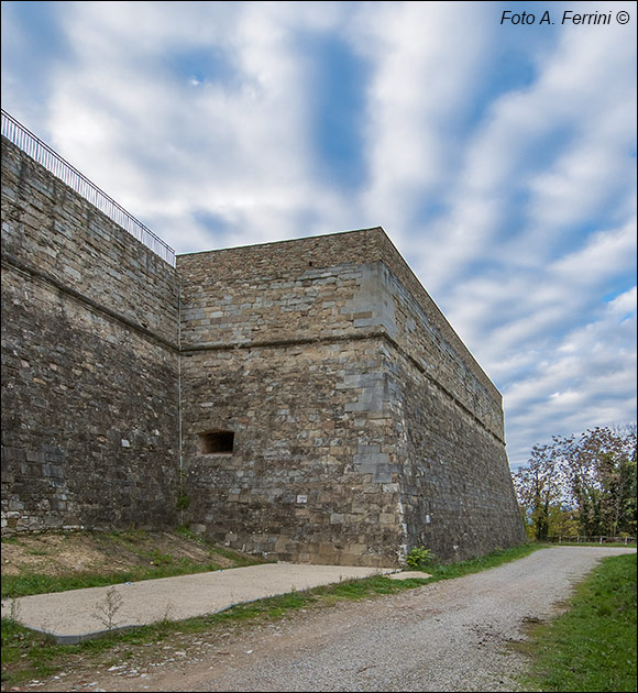Fortezza di Arezzo, bastioni est
