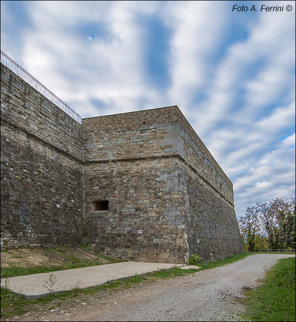 Fortezza di Arezzo, bastioni est
