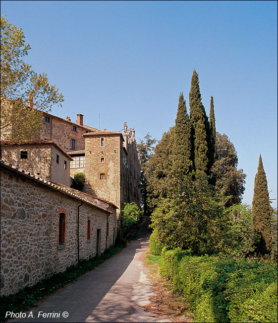 Casentino: the Ubertini Castle