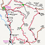 Mappa trekking Camaldoli