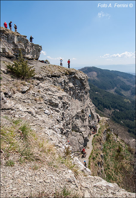 Palestra di roccia, ferrata in Pratomagno