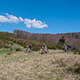 In mountain bike in Pratomagno