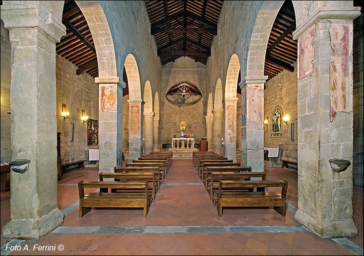 Chiesa di Montemignaio: l’interno
