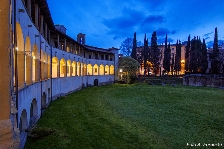 Museo Archeologico di Arezzo, vista serale