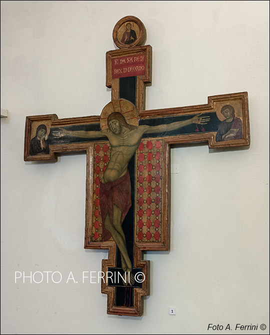 Croce dipinta, Museo medievale Arezzo