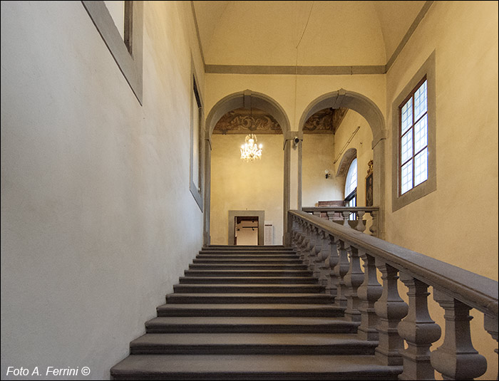 Museo Medievale di Arezzo, scalone monumentale