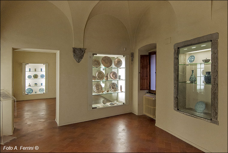 Maioliche e ceramiche, museo di Arezzo.